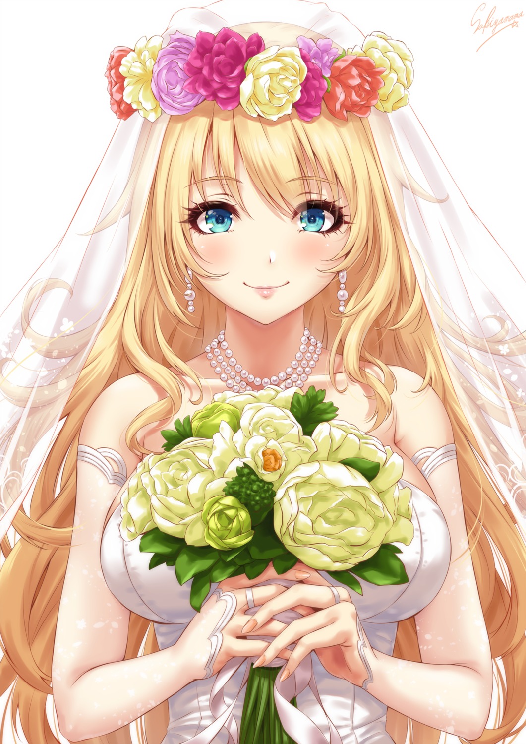 sakiyamama kantai collection atago kancolle dress wedding dress